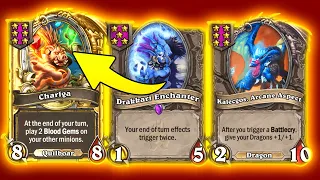 Double End Turn Effects Triple + Kalecgo Dragon Murloc Build! Christian Hearthstone Battlegrounds