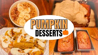 5 EASY PUMPKIN DESSERTS FOR THE FALL | EASY & AFFORDABLE RECIPES FOR THE FALL | THE SIMPLIFIED SAVER