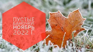 ПУСТЫЕ БАНОЧКИ НОЯБРЬ 2022 Г. ПРОДУКТЫ ПИТАНИЯ, БЫТОВАЯ ХИМИЯ, УХОД.