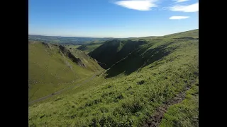 A walk up the awesome Winnats Pass, returning the back way into Castleton.