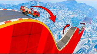 MEGA RAMPA MAS IMPOSIBLE DEL MUNDO !! 100% IMPOSIBLE !! GTA V ONLINE