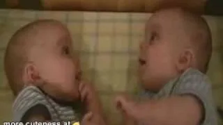 Twin Babies Laughing At Each Other - CuteBlog.org