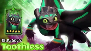 [Unlocked] St. Paddy's Toothless - 5-Star Green Premium Night Fury | Dragons: Titan Uprising