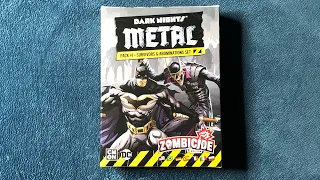 📦 Unboxing | Zombicide: Dark Knights Metal: Pack 1 - Survivors & Abominations Set