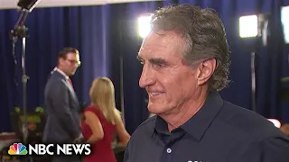 Injured Doug Burgum says he will stand on one leg at Republican debate