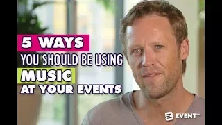 5 Ways You Should Be Using Music At Your Events