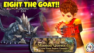 EIGHT THE GOAT! Mission Quest I SHINRYU [DFFOO GL]