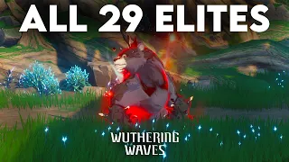 (CBT2) ALL 29 ELITE Enemies (RED MIST) In Wuthering Waves