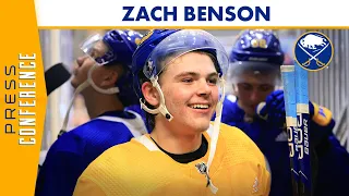 "It's Been Unreal, It's A First-Class Organization" | 13th Overall Pick Zach Benson At Sabres Camp