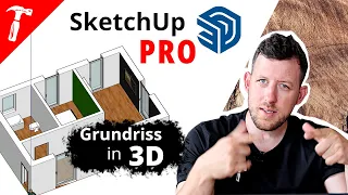 Virtual 3D Grundriss planen mit SketchUp PRO | Komplette ANLEITUNG