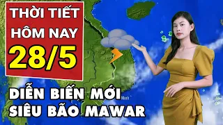 Dự báo thời tiết 28/5: Diễn biến mới siêu bão Mawar, nắng nóng đổ lửa sắp quay trở lại | VTC News