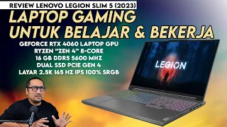 Laptop Gaming, Kencang Edit Video, 3D, CAD: REVIEW Lenovo Legion Slim 5 16APH8