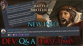 Overhype Studios Developers first time doing a Q&A //Battle Brothers & Menace news
