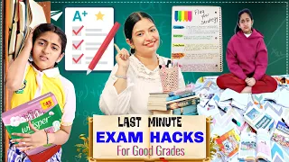 LAST Minute EXAMS Tips And Tricks To Get GOOD GRADES | Students HACks | CookWithNisha