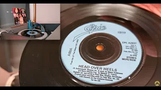 Head Over Heels ~ ABBA ~ 7" 45rpm 1981 EPIC Vinyl SIngle ~ 1963 Bush SRP31D Record Player