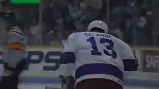 Igor Ulanov blocks a slapshot and sends Teemu Selanne for an easy goal vs Flyers (1993)