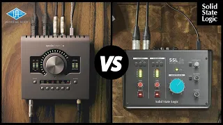 Universal Audio (Apollo Twin X) VS Solid State Logic (SSL 2)