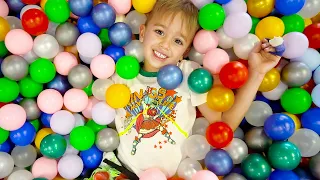 Vlad and Niki hide and seek Toys at Indoor Playground