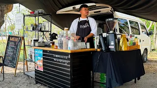 Cafe Vlog Mini Coffee Shop Van Bar Mobile Kei Car Kopi Barista Dream Small Business Ideas Relax Mood