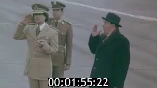 Libya visit Soviet Union 1981 - Anthems