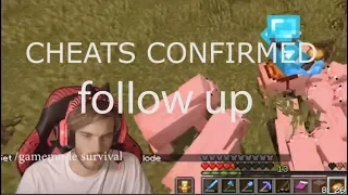 PROVING THAT PEWDIEPIE CHEATED IN HIS MINECRAFT WORLD (follow up)