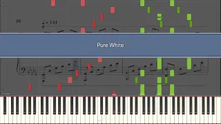 【Synthesia】Pure White - piano Synthesia 【Deemo】【Re-upload】