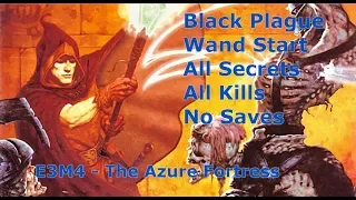 Heretic (Black Plague 100%) Walkthrough (E3M4: The Azure Fortress)