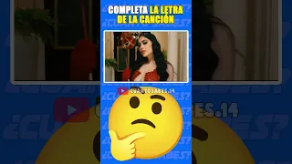 Completa la letra de la canción | Ella Baila Sola - Eslabon Armado y Peso Pluma #shorts