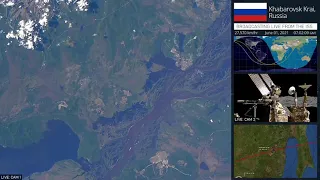Earth Space View: Amur River, Russia (Earth's 10th longest river)