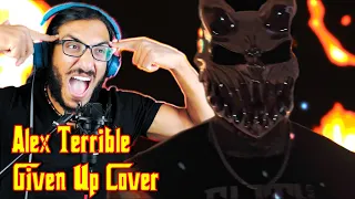 THE GROWL FROM HELL IS HERE! Alex Terrible Linkin Park - Given up cover reaction