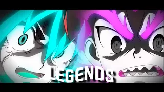 Free vs Lui - Legends  ⌜Edit/AMV⌟  - Beyblade Burst Evolution