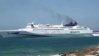 TERA JET AT NAXOS PORT