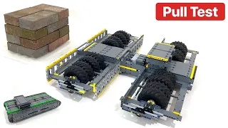 Lego Tires vs Tracks - Pull Test! Small, Medium & Large! 4K