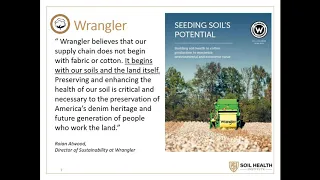 Soil Health Basics: Healthy Soils for Sustainable Cotton Webinar Series, Episode 1