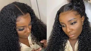 BOMB DETAILED WIG INSTALL ‼️ | Soft Baby Hair 😍| Isee Hair Mongolian Kinky Curly |