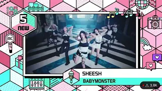 BABY MONSTER ‘SHEESH’ 1st Win + Encore on MBC Show! Music Core