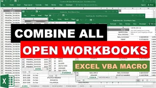 Combine All Open Workbooks Excel VBA Macro