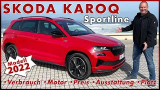 2022 Skoda Karoq Sportline 1.5 TSI 150 PS Facelift | SUV Probefahrt Test Preis Daten Review Deutsch