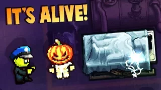 IT'S ALIVE!  FRANKENSTEIN Breaks out of Prison!  (Escapists 2 Multiplayer Gameplay - Halloween)