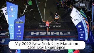 I RAN THE 2022 New York City Marathon| My Race Day Experience| @MilesfromIndia​