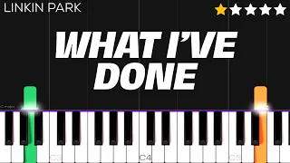 Linkin Park - What I’ve Done | EASY Piano Tutorial