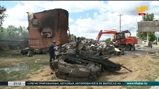 Взрыв газа прогремел на СТО в Костанае