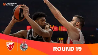 Zvezda-Partizan | Round 19 Highlights | 2023-24 Turkish Airlines EuroLeague