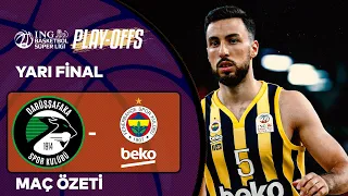 BSL Playoff Yarı Final 4. Maç Özet | Darüşşafaka Basketbol 65-91 Fenerbahçe Beko