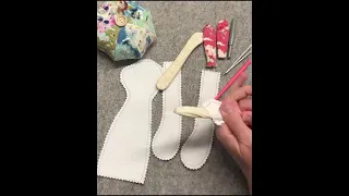 How to sew a Tilda doll part 2 turning and stuffing