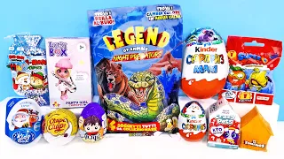 СЮРПРИЗ MIX! LEGEND OF ANIMALS, Zomlings, Lucky Box Dolls, Natoons, Фиксики Unboxing Kinder Surprise