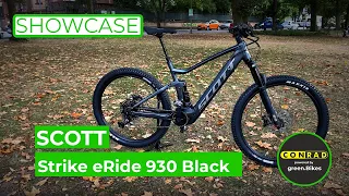 Scott Strike eRide 930 Black ebike [ConRad] [2021] Showcase - Bosch Performance Line CX