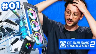 Je vais clairement tout casser ! #01 - PC building Simulator 2 - PONCE REPLAY 12/10/2022