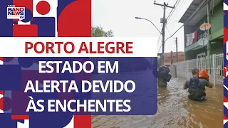 Porto Alegre está em alerta devido às enchentes no rio Guaíba