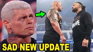 Roman Reigns vs The Rock Sad New Update as Cody Rhodes is Banned from Speaking by WWE - WWE News